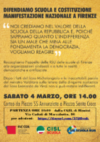 Locandina manifestazione 4 marzo 2023 Rimini